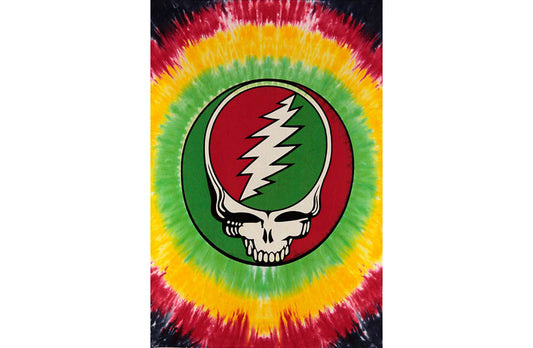 Grateful Dead SYF Rasta Tie Dye Mini Tapestry 30x45