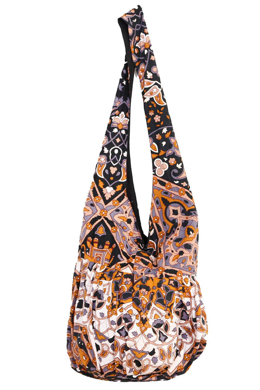 Dark Star Zip Top Hobo Shoulder Bag