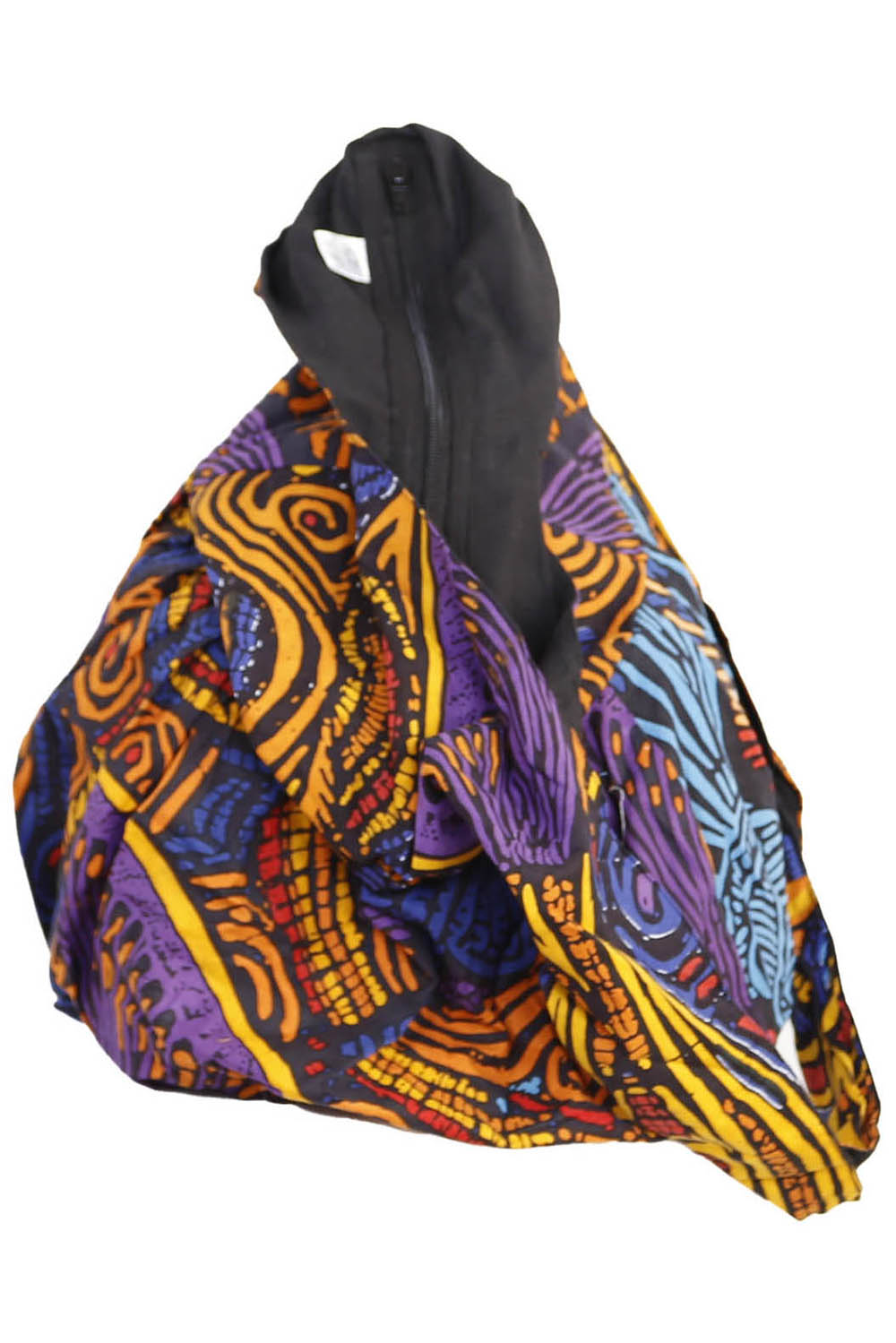 Mushroom Mandala Zip Top Hobo Shoulder Bag