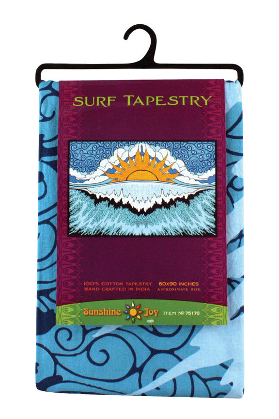 Sun Wave Tapestry 60x90 - Art by Chris Pinkerton   **SALE**