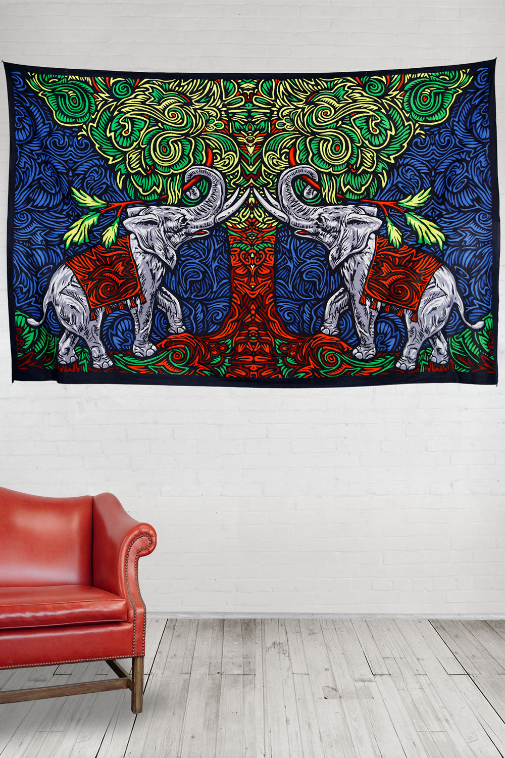 3D Elephant Tree Tapestry