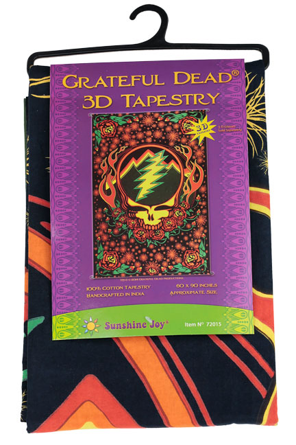 3D Grateful Dead Scarlet Fire SYF Tapestry 60x90 - Art by Taylor Swope