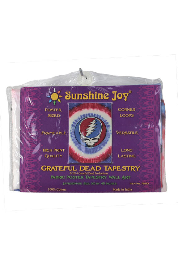 Grateful Dead SYF RWB Tie Dye Mini Tapestry 30x45"