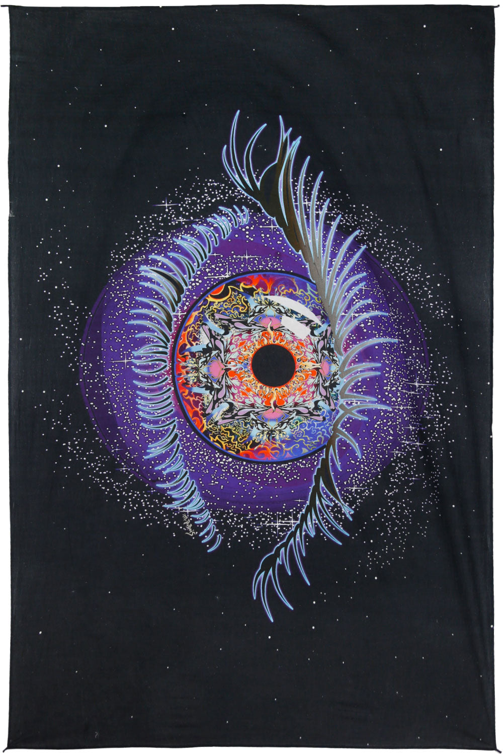 Cosmic Eye Heady Art Print Mini Tapestry 30x45 - Artwork by Mike DuBois