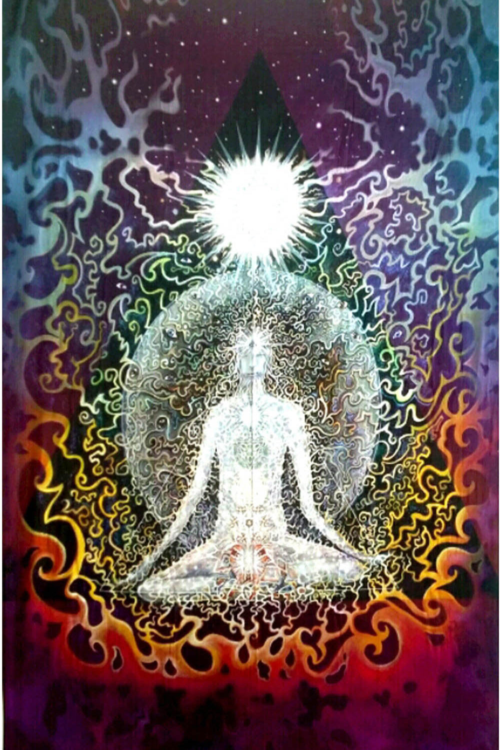 Mind Matrix Heady Art Print Tapestry 53x85" by Sunshine Joy