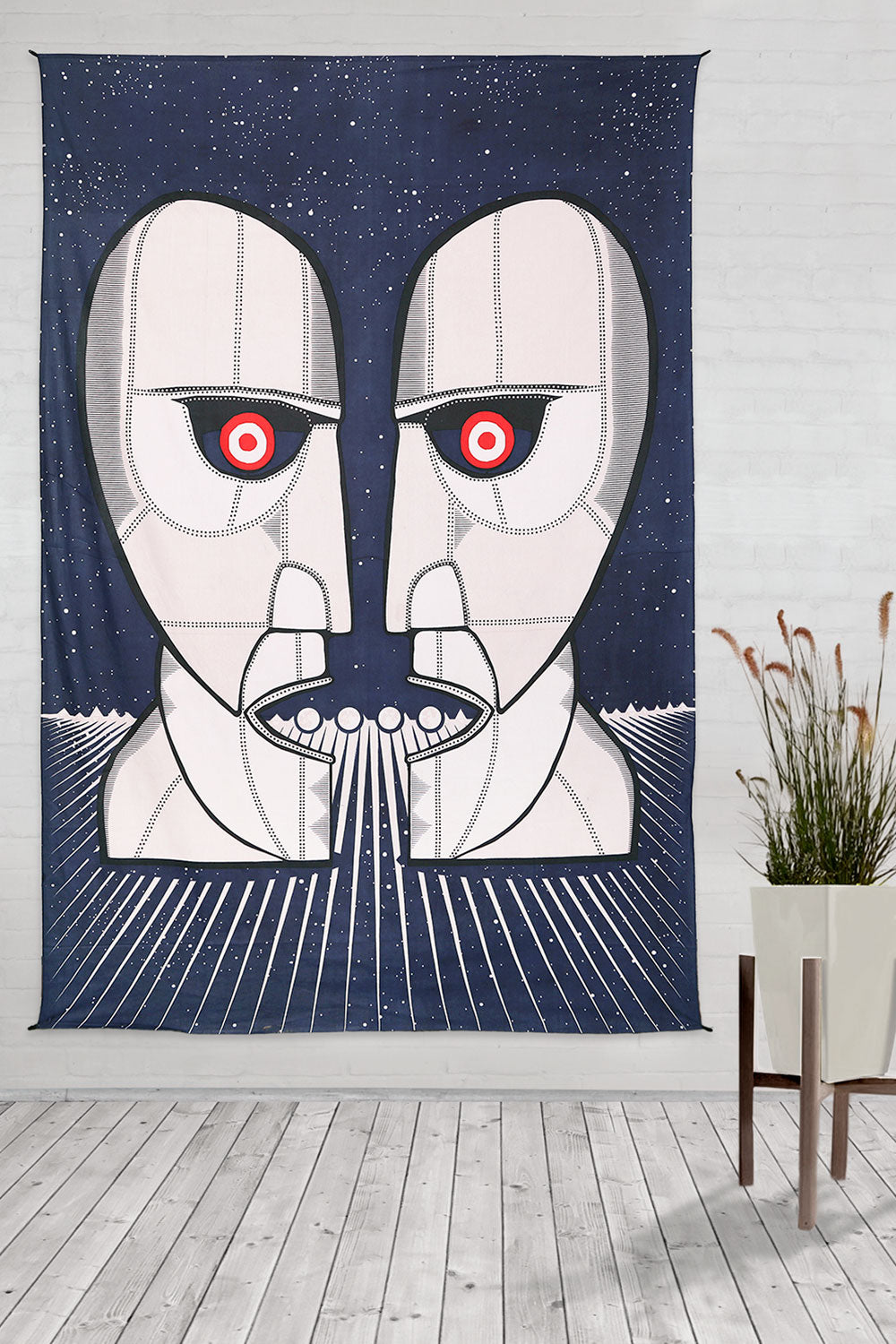 Pink Floyd Division Bell Big Heads Tapestry 60x90 - Art by Taylar McRee