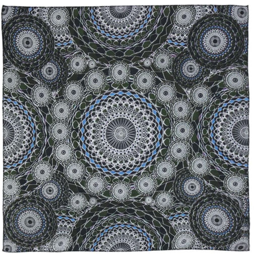 Ring Of Earth Bandana 22x22" - 22x22 inch Cotton Bandana by Sunshine Joy – 100% Cotton Bandana by Sunshine Joy