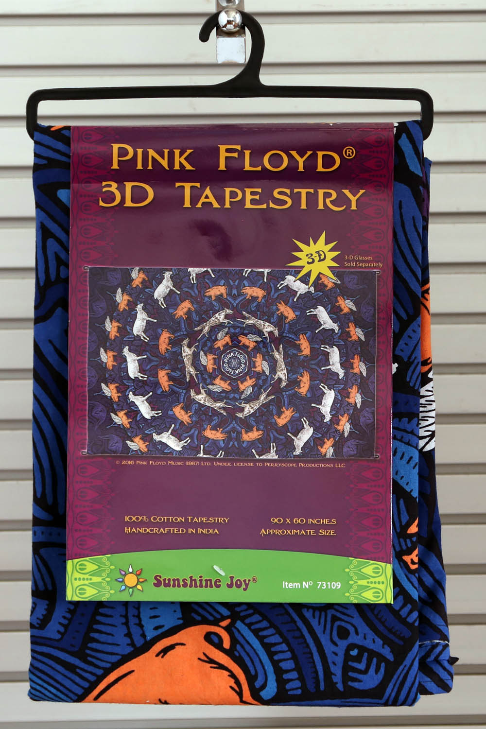 3D Pink Floyd Animals Tapestry 60x90 - Art by Chris Pinkerton