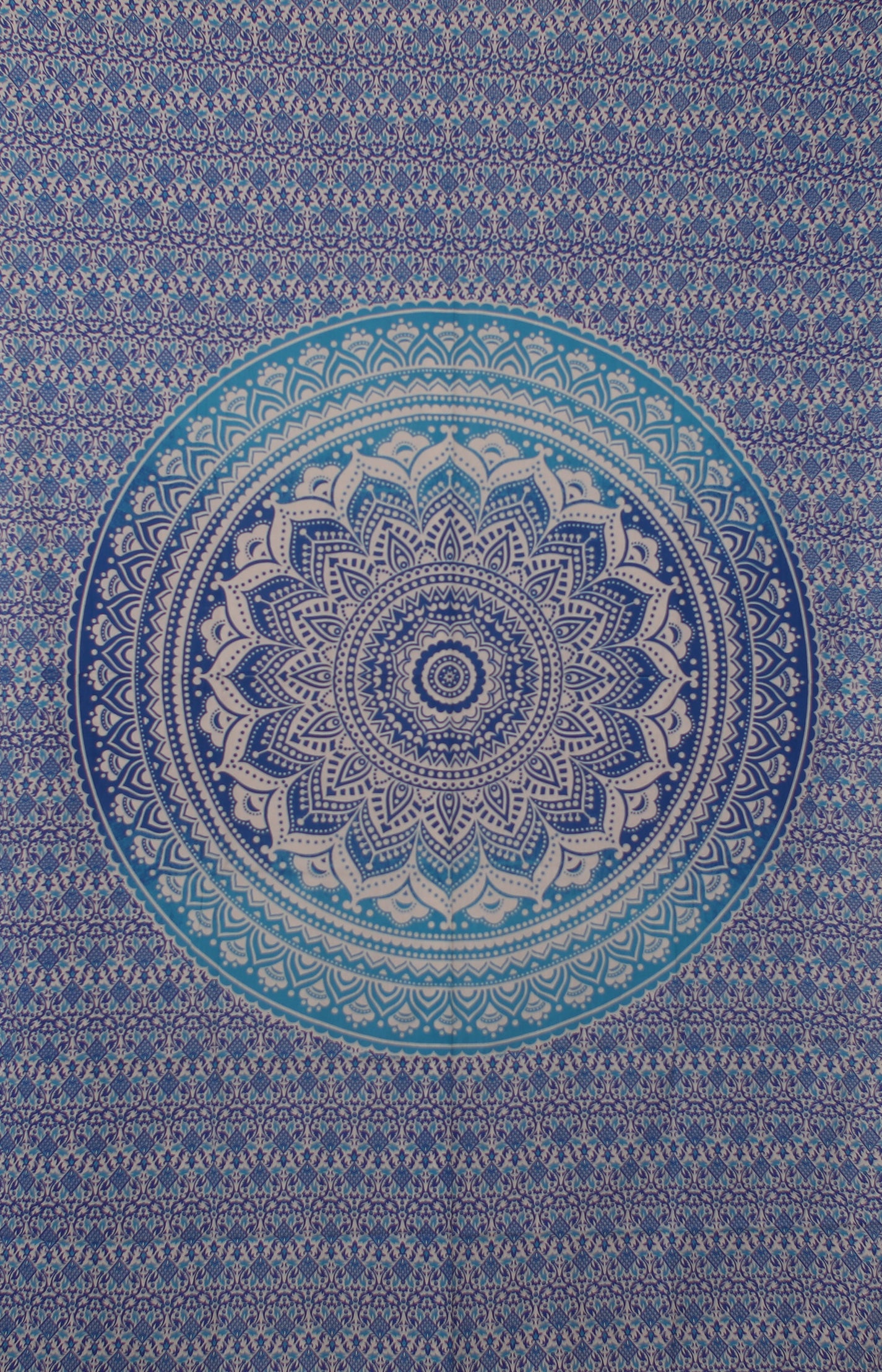 Zest For Life Mandala Mini Tapestry 30x45" Blue